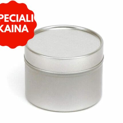 Metalowe słoiki z pokrywką na świece 100 / 250 / 400 ml
