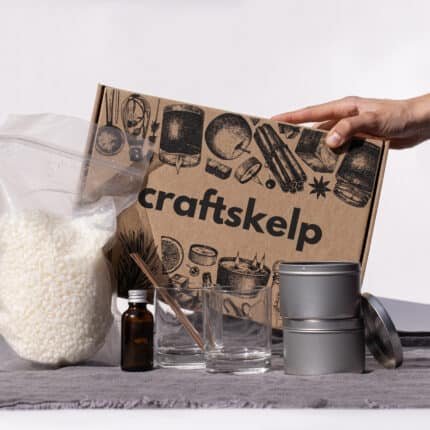 Zestaw do wyrobu świec x 4 świece