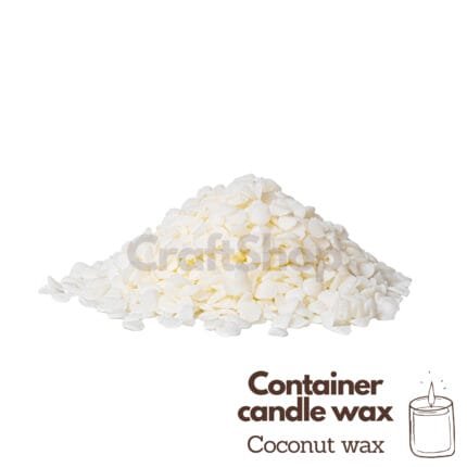 Wosk kokosowy do świec w pojemnikach Kerawax Coconut Container 4135