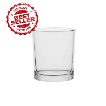 Szklane słoiczki na świece z przezroczystego szkła 280 ml