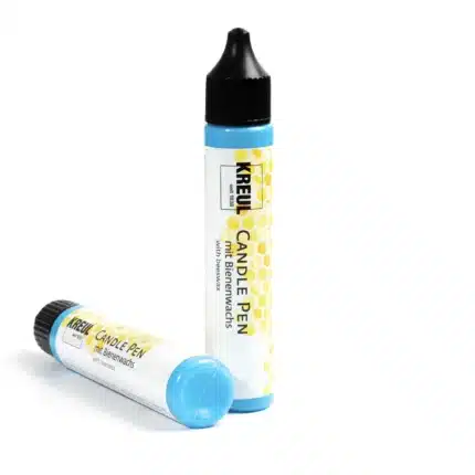 kreul-candle-pen-diy-candle-decorating-piestukas-zvakems-metallic-blue-metaline-melyna