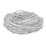 Nieimpregnowane knoty bawełniane